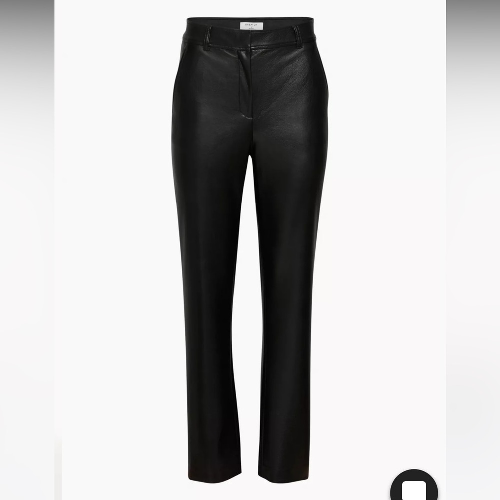 Aritzia Babaton Vegan Leather Command Pant